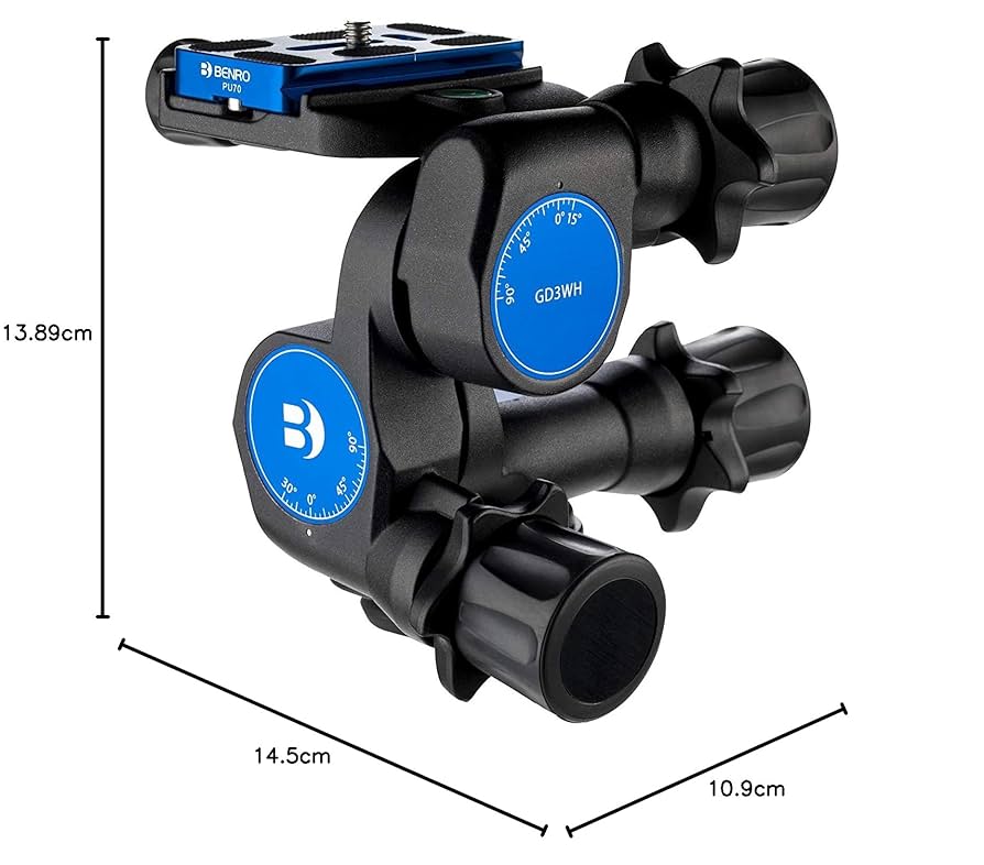 値下げ❗️Benro3ウェイギアヘッド雲台最新型GD3WHCN(GD3WH) Amazon.com : Benro 3-Way Geared Head (GD3WH) : Electronics